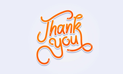 Thank You, design 2